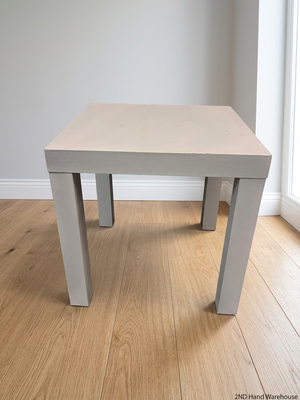 Grey Minimalist Square Side Table