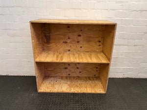2 Tier Wooden Bookshelf (Some Chipping) - REDUCED - PRICE DROP