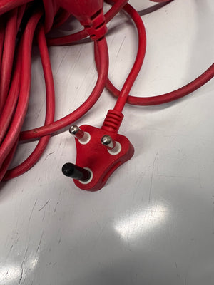 20 Metre Red Power Extension Lead – Heavy Duty