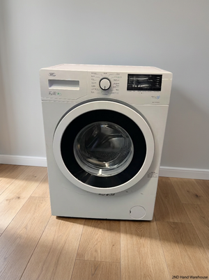 Defy White Front Loader Washing Machine — Good Working Order with Minor Scuffs