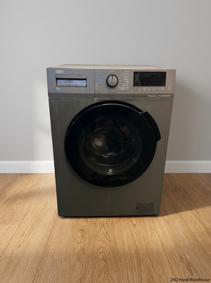 Defy Metallic Grey Front Loader Washing Machine — Good Working Order - 2ndhandwarehouse.com