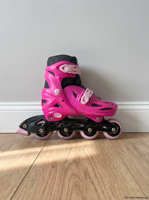 Pink Roller Blades Starter Set with Helmet & Pads - Good Condition - 2ndhandwarehouse.com
