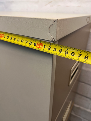 4-Drawer Steel Filing Cabinet - Visible Surface Wear - 2ndhandwarehouse.com