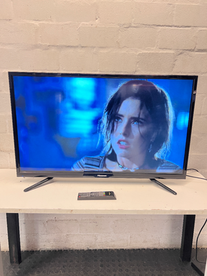 43-Inch Hisense LED TV with Remote — Good Working Order