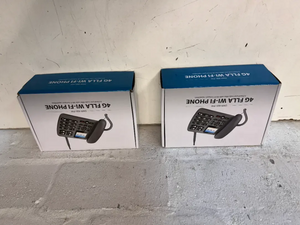 4G FLLA Wi-Fi Telephone in Matte Black — Working - 2ndhandwarehouse.com