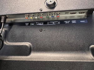 55-inch Black LED TV with Remote