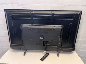 55-inch Black LED TV with Remote