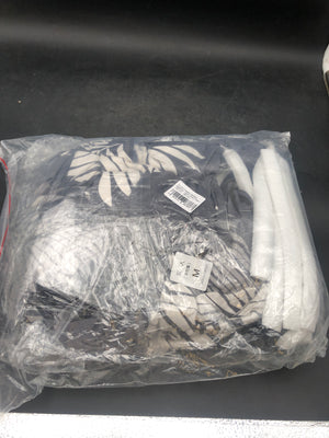 Couch Covers Stretch Material - Dark Grey Palm - 140 cm - Dark grey palm - 185 cm