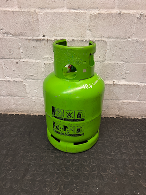 9kg Oryx Green LPG Gas Cylinder — Fair Condition with Surface Wear