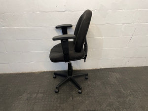 Black Typist Chair (Torn Seat)