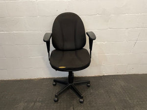 Black Typist Chair (Torn Seat)
