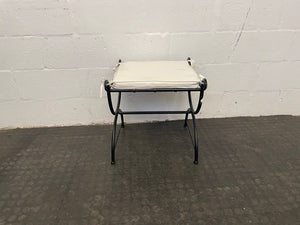 Black Framed Side Stool