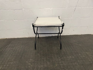 Black Framed Side Stool