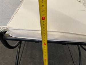 Black Framed Side Stool