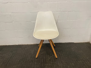 White & Wood Dining Room Chair - PRICE DROP