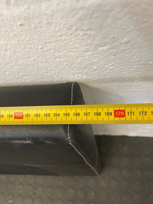 Black Queen Size Headboard With White Print - 2ndhandwarehouse.com