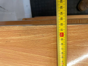 Light Print Study Desk On Wheels