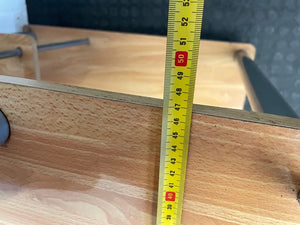 Light Print Study Desk On Wheels