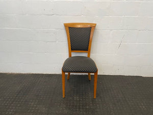 Oak Wood Printed Dining Chair - PRICE DROP - 2ndhandwarehouse.com