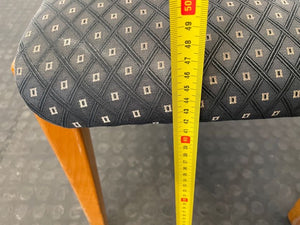 Oak Wood Printed Dining Chair - PRICE DROP - 2ndhandwarehouse.com