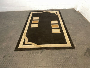 Glowbal Brown & Cream Carpet 145cm X 224cm - PRICE DROP