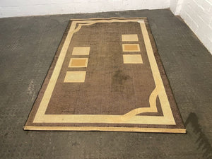 Glowbal Brown & Cream Carpet 145cm X 224cm - PRICE DROP
