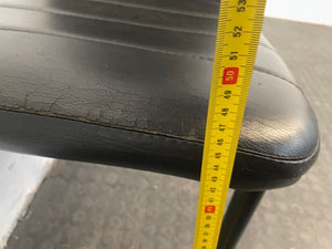 Black Frame Pleather Dining Chair - PRICE DROP