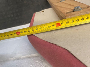 Pink Suede Single Bed Headboard