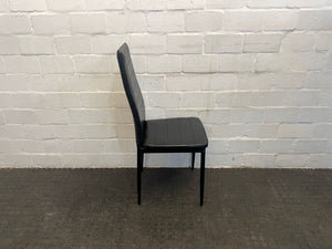 Black Lined Dining Room Chair - PRICE DROP - 2ndhandwarehouse.com
