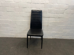 Black Lined Dining Room Chair - PRICE DROP - 2ndhandwarehouse.com