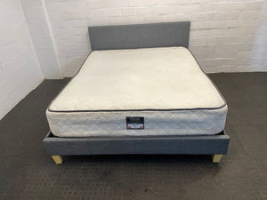 Grey Frame Padley Mattress Queen Size Bed