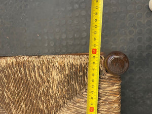 Ornate Wood & Wicker Dining Chair - PRICE DROP