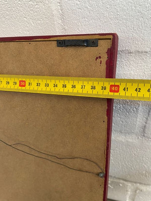 What I Love Red Framed Wall Art