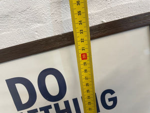 Do Something Amazing Brown Frame 43 x 33cm