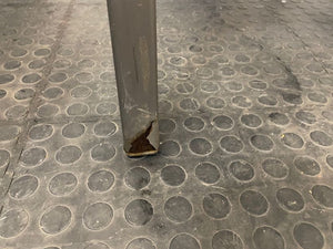 Grey Steel Frame Patio Chair