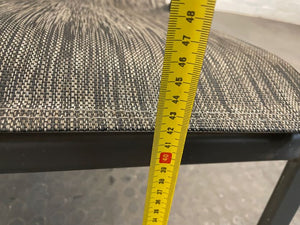 Grey Steel Frame Patio Chair