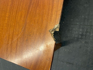 RHS 3 Drawer Desk (Chipped Edge)