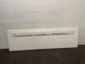 White Wooden King Size Headboard