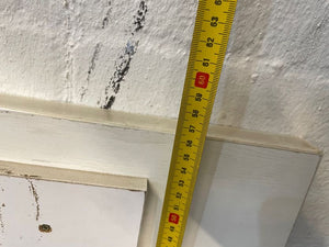 White Wooden King Size Headboard