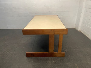 Cream Top Simple Office Desk