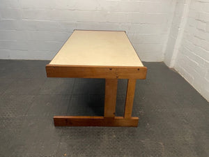 Cream Top Simple Office Desk