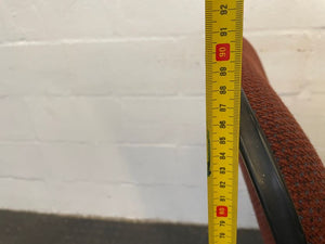 Maroon Print Visitors Chair - PRICE DROP