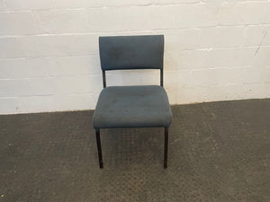 Blue Visitors Chair (Small Hole) - REDUCED - PRICE DROP