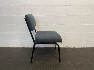 Blue Visitors Chair (Small Hole) - REDUCED - PRICE DROP