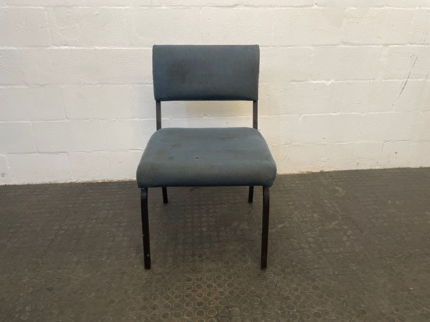 Blue Visitors Chair (Small Hole) - REDUCED - PRICE DROP