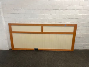 Cream & Pine King Size Headboard