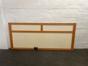 Cream & Pine King Size Headboard