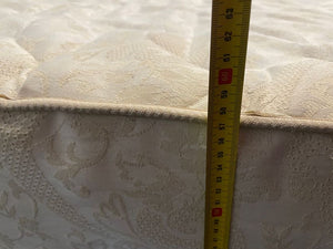 King Size Wooden Headboard & Base with Mattress