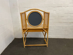 Rattan Dressing Table With Mirror