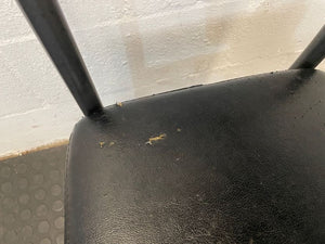 Black Steel Frame Dining Chair - PRICE DROP - 2ndhandwarehouse.com